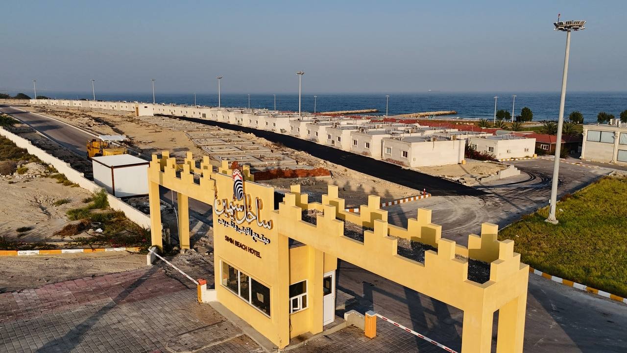 نمای ظاهری هتل ساحل سیمین 