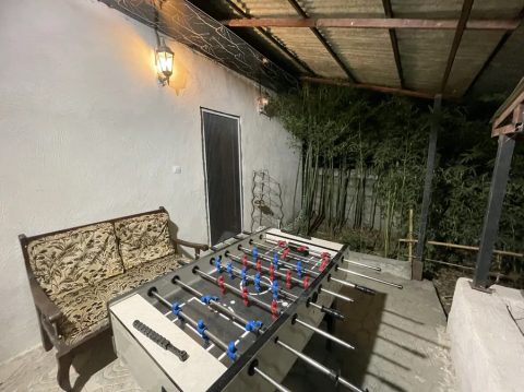 بامبو با فوتبال دستی