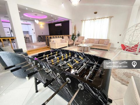استخردار آبگرم هرمس با بیلیارد و فوتبالدستی