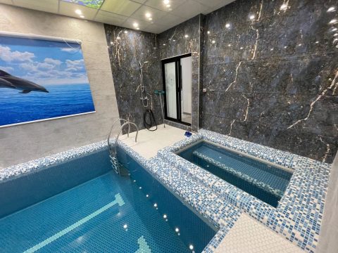 استخردار آبگرم افق با جکوزی و ایرهاکی و بیلیارد